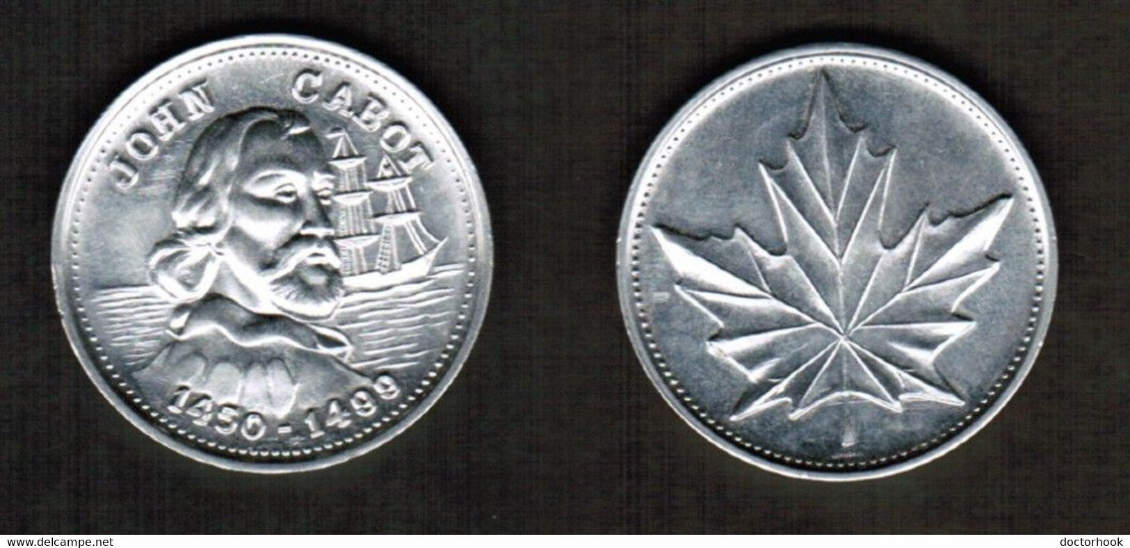 CANADA   MAPLE LEAF "JOHN CABOT" TOKEN N#68896 (CONDITION AS PER SCAN) (T-149) - Firma's
