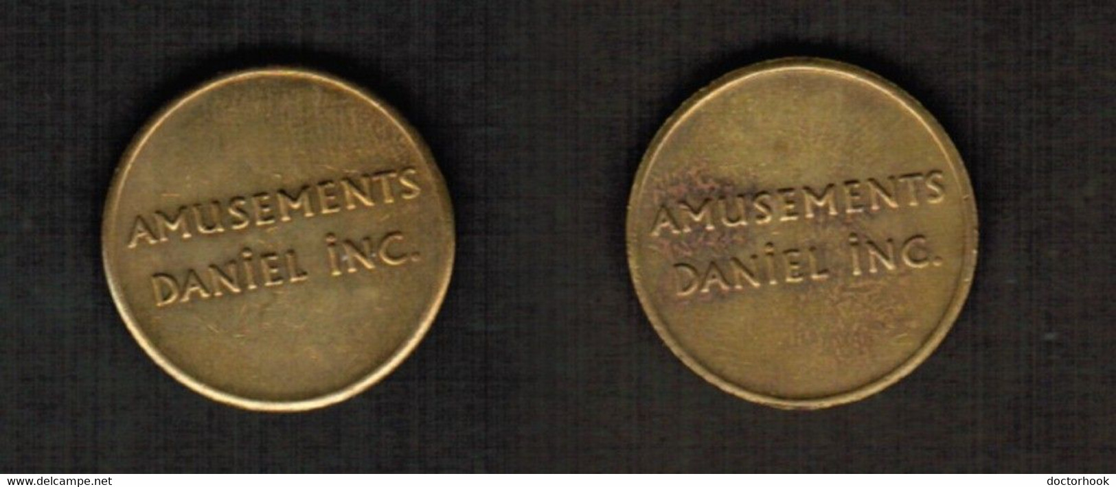 CANADA   AMUSEMENTS DANIEL ARCADE TOKEN TC#522660 (CONDITION AS PER SCAN) (T-151) - Gewerbliche