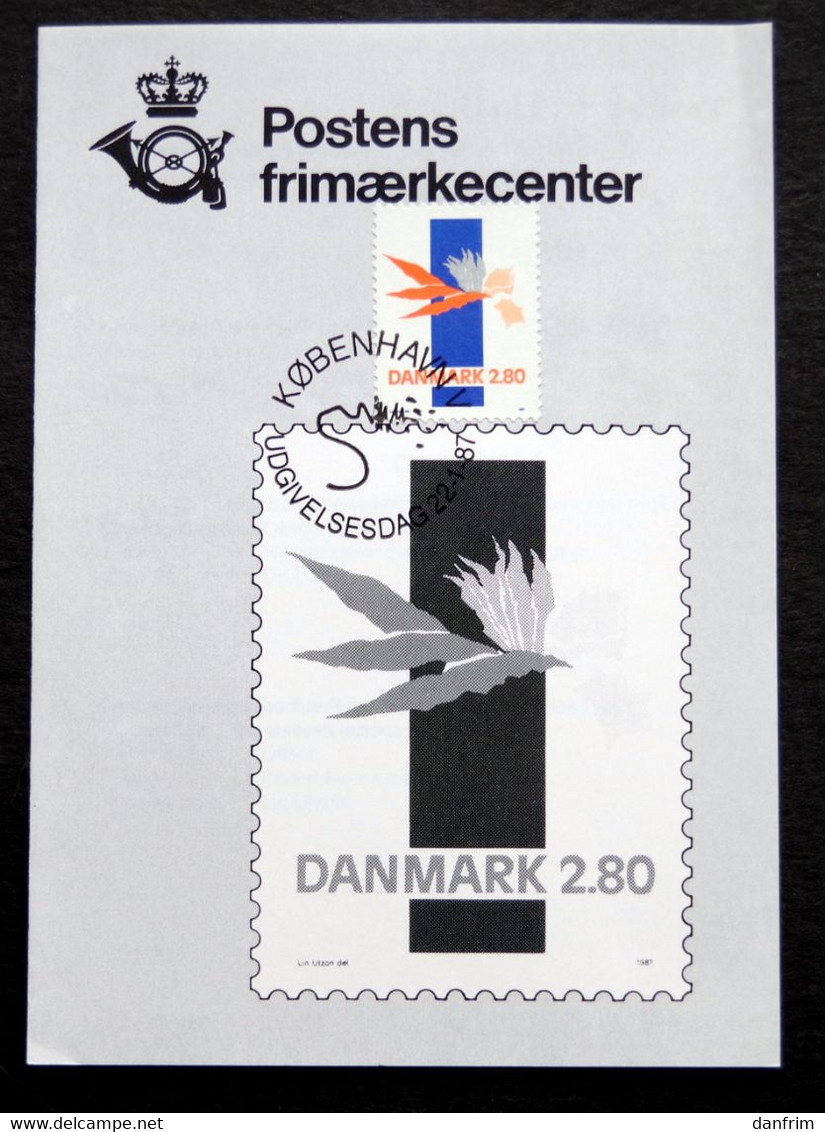 Denmark 1987  FDC MiNr.889 KUNST  ( Lot Ks ) - FDC
