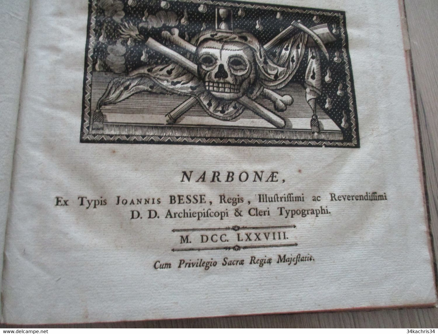 Missel Missae Pro Defunctis ... Narbonensi Desumptae 26 X47 Environs 1778 Imprimé à Narbonne 39 P - Kultur