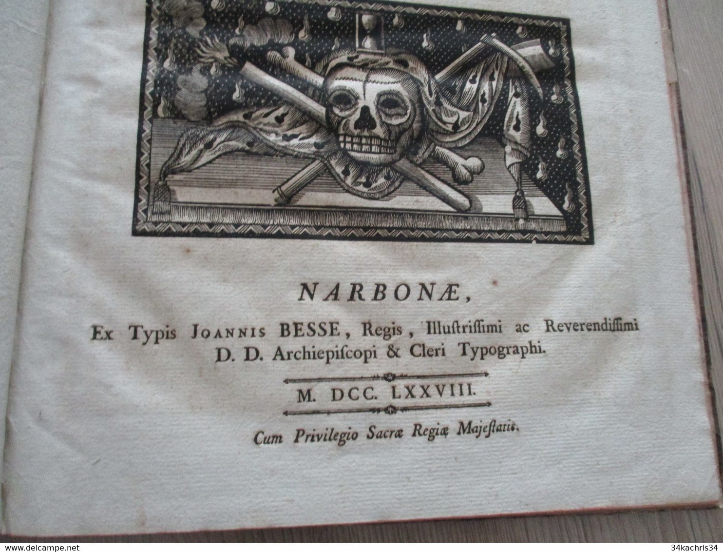 Missel Missae Pro Defunctis ... Narbonensi Desumptae 26 X47 Environs 1778 Imprimé à Narbonne 39 P - Culture