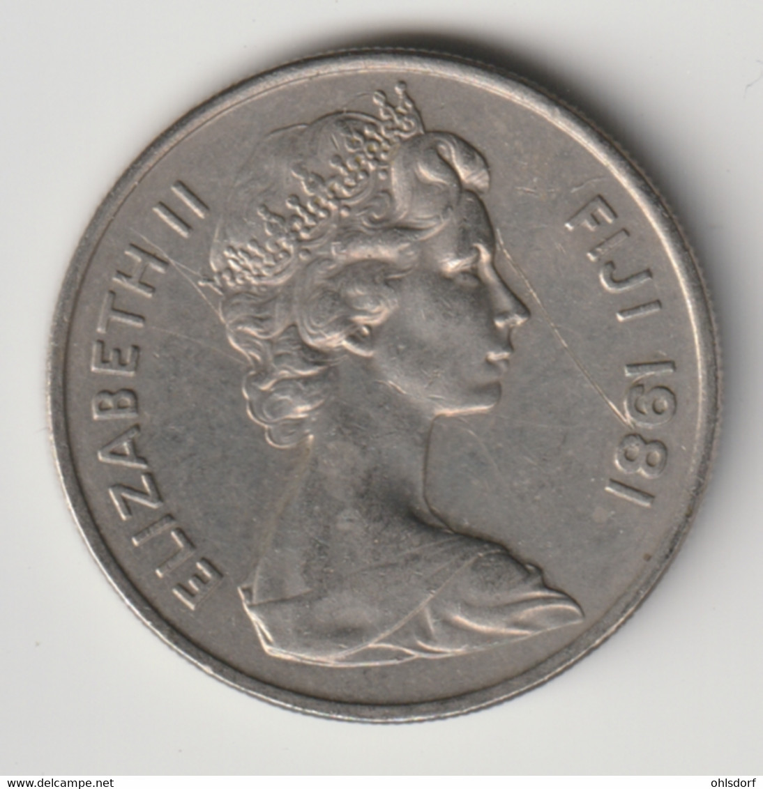 FIJI 1981: 10 Cents, KM 30 - Fiji