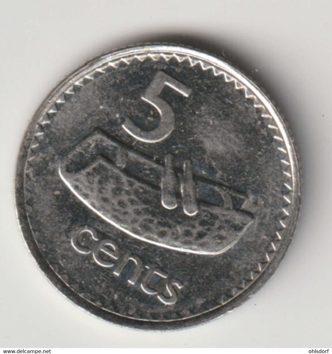 FIJI 1992: 5 Cents, KM 51a - Fidji