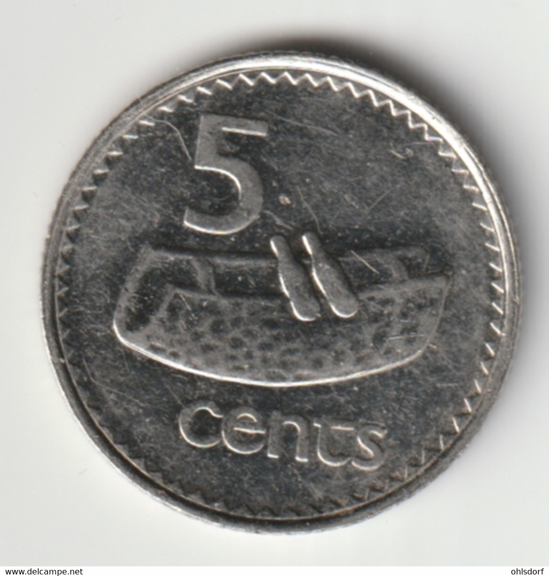 FIJI 1992: 5 Cents, KM 51a - Fiji