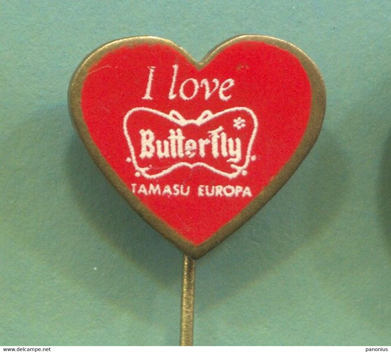 Table Tennis Tischtennis Ping Pong - Butterfly Tamasu, Vintage Pin  Badge Abzeichen - Tennis De Table