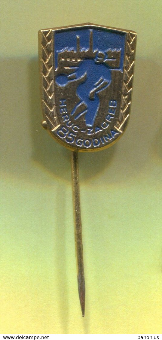 Table Tennis Tischtennis Ping Pong - SK Heruc Zagreb Croatia, Vintage Pin  Badge Abzeichen - Tennis De Table