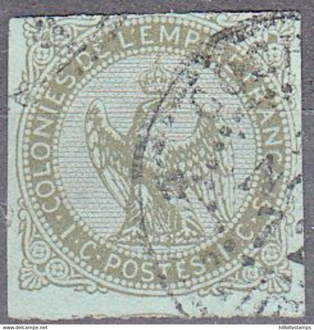 FRENCH COLONIES   SCOTT NO 1 USED  YEAR  1859 - Sin Clasificación