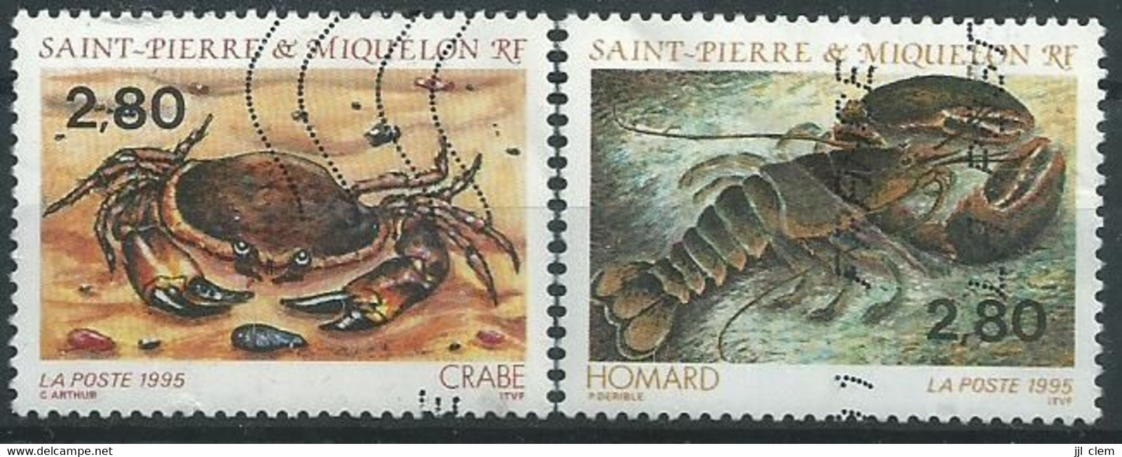 SPM  N° 615 Et 617 Obl. - Used Stamps