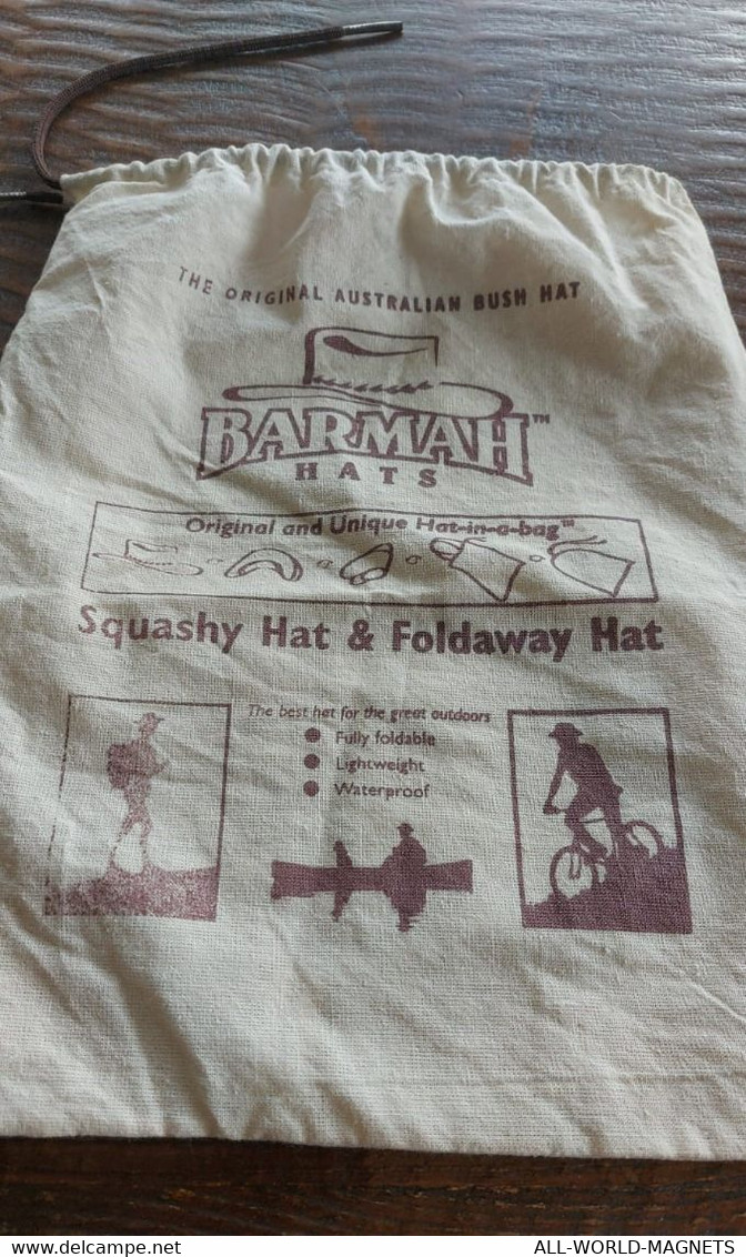 Original Leather Australian Barmah Cowboy Hat, M - Other & Unclassified