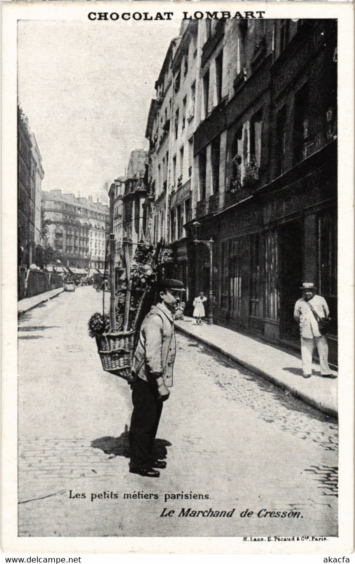 CPA PARIS Petits Metiers Le Marchand De Cresson (1245456) - Petits Métiers à Paris