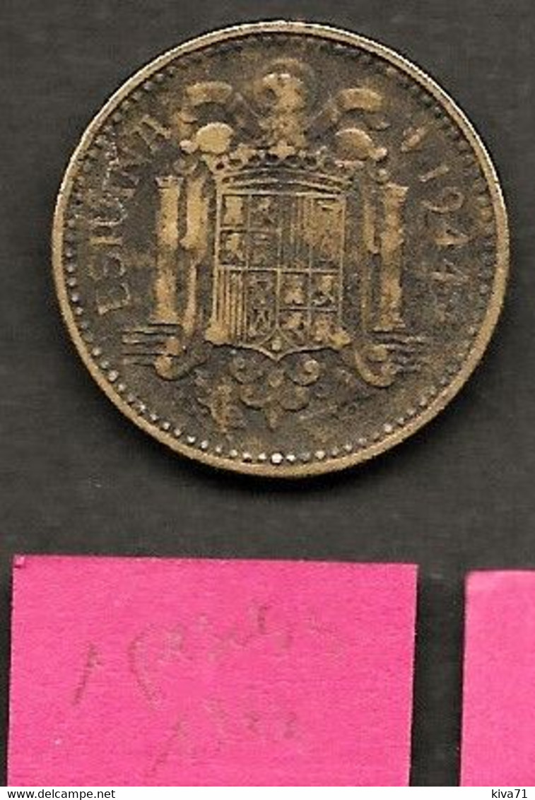 1 Peseta  " ESPAGNE "  19844   Franco TTB - 1 Peseta