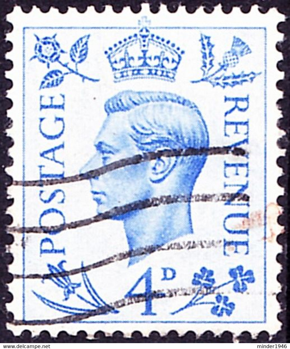 GREAT BRITAIN 1950 KGVI 4d Violet Blue SG508 Used - Oblitérés