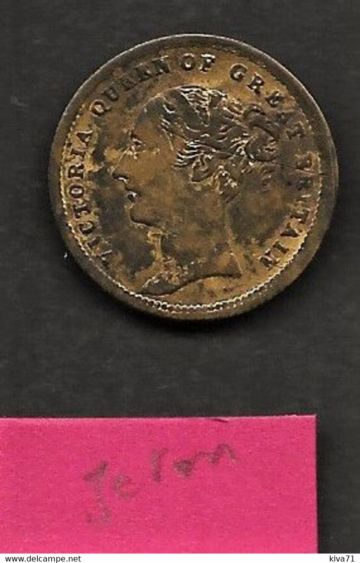 Jeton  "GREAT BRITAIN " Reine Victoria - Monedas/ De Necesidad