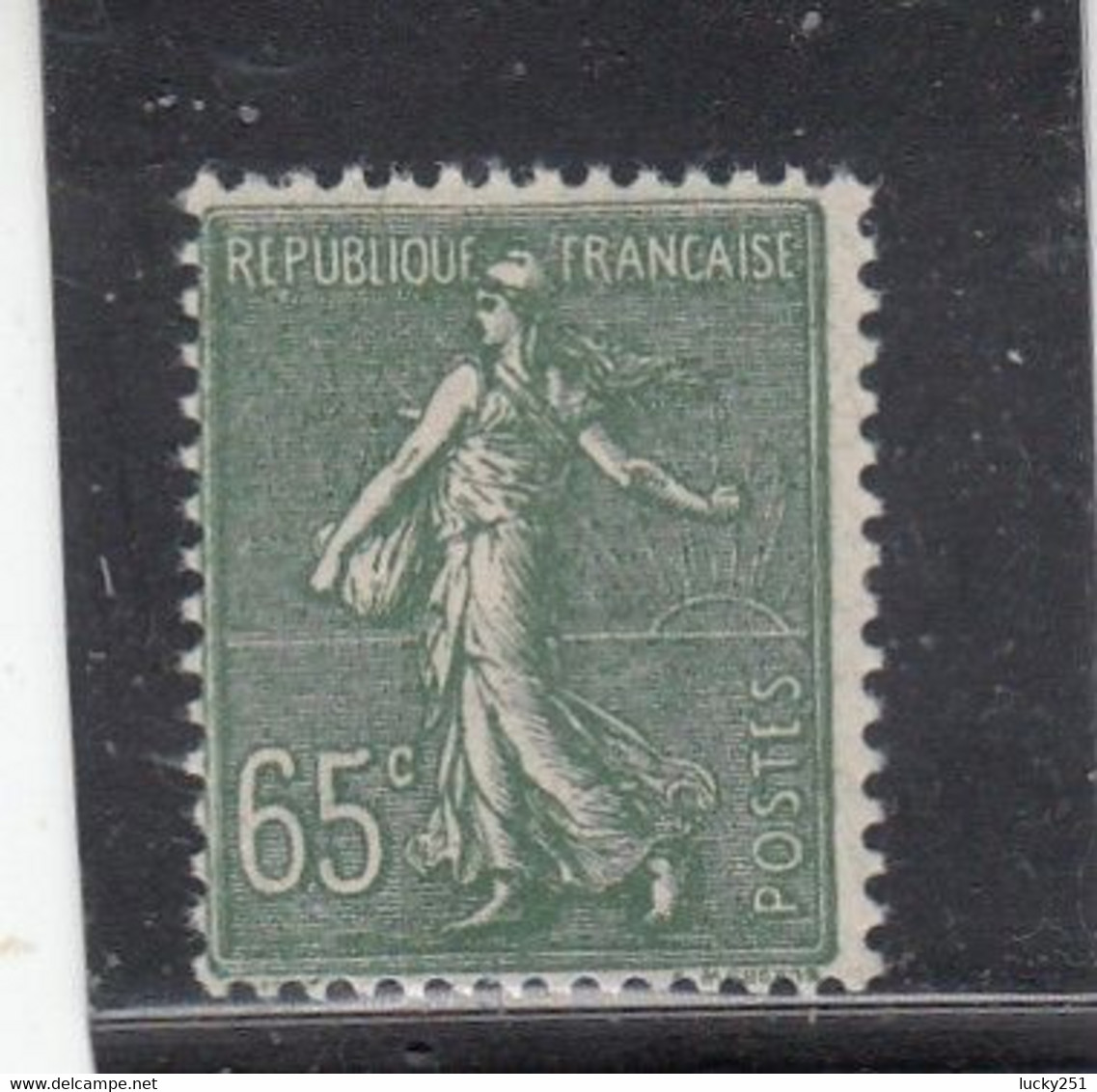 France - Année 1927-31 - Neuf** - N°YT 234 - Semeuse Lignée - 65c Olive - Unused Stamps