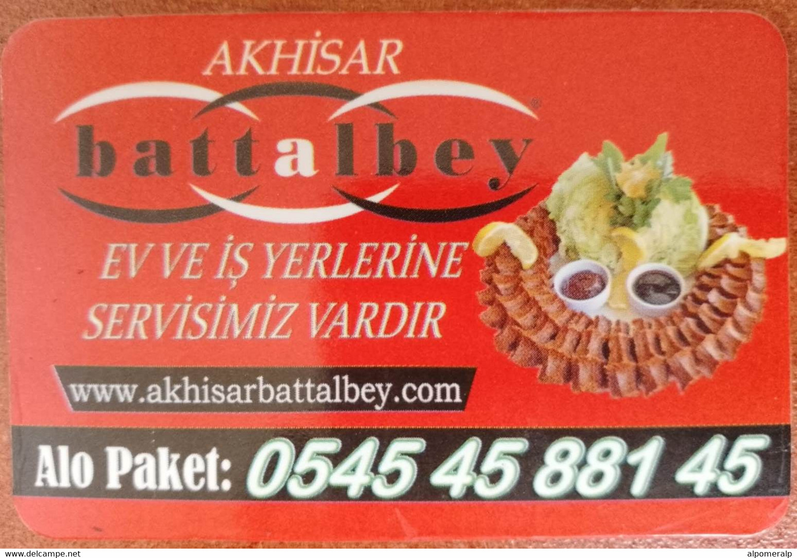 Magnet, Çiğ Köfte (Spicy Raw Turkish Meatballs) Fast Food, Gastronomy 6,3 X 4,3 Cm - Reklame