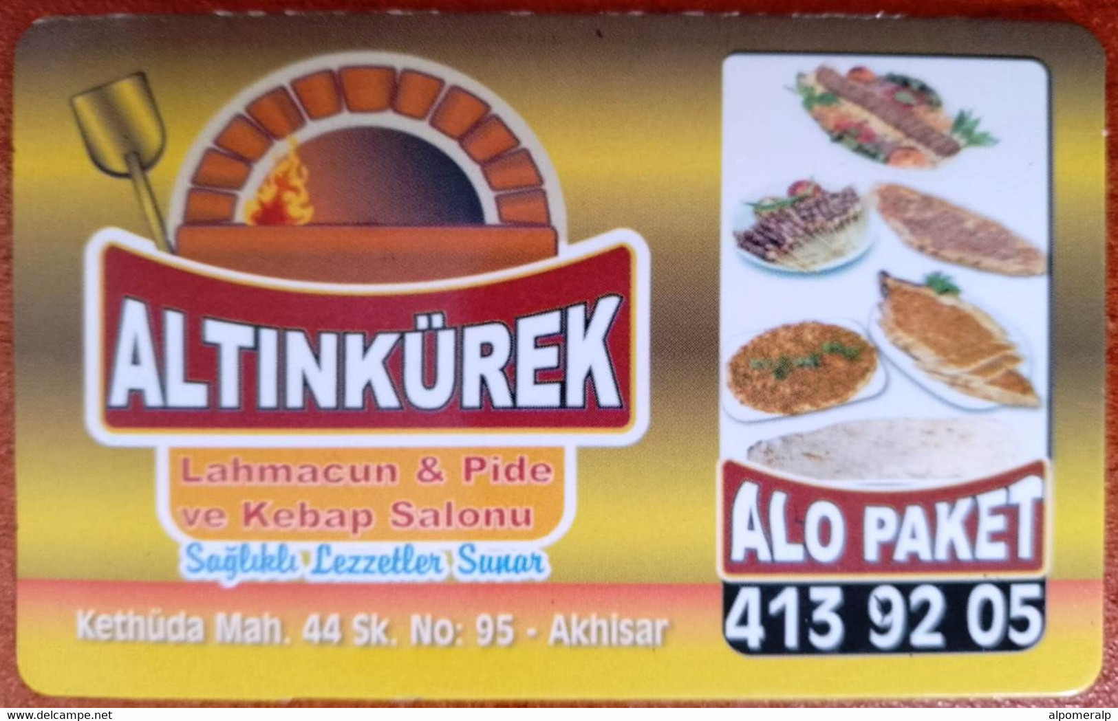 Magnet, Turkish Kebap & Pide, Food, Gastronomy 7,1 X 4,5 Cm - Publicidad