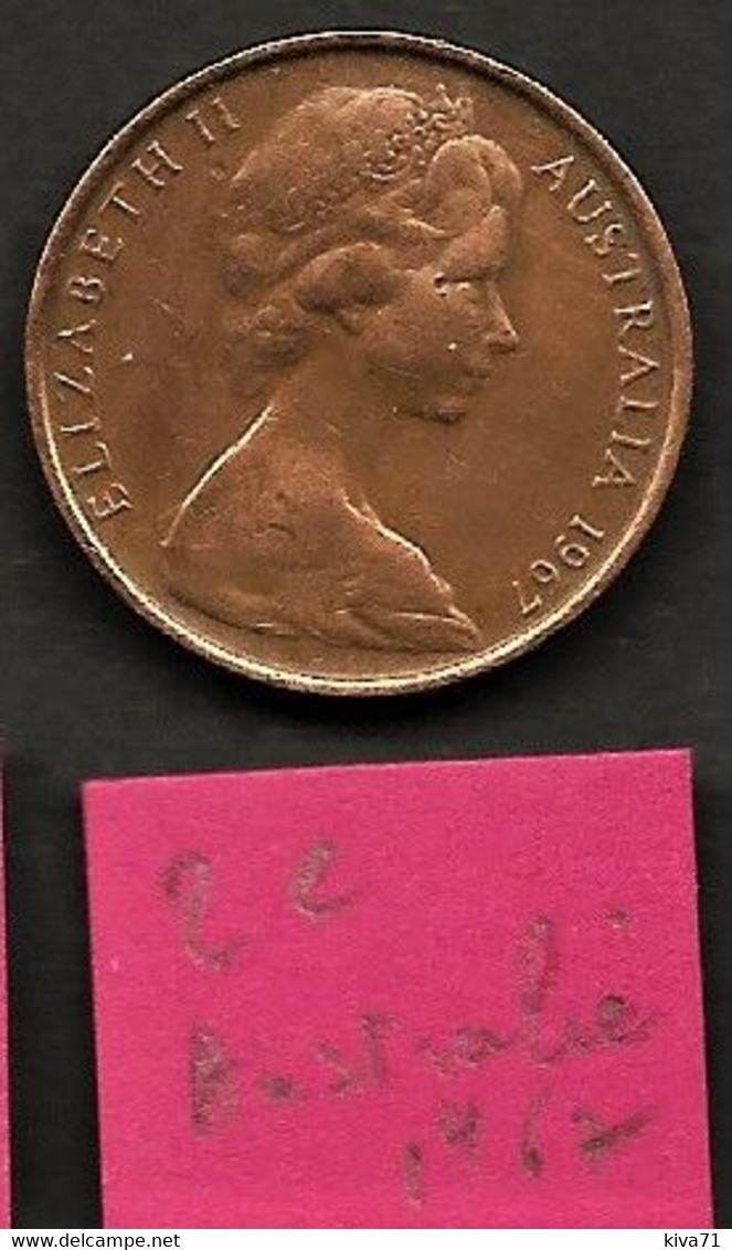 2 Cents   " AUSTRALIE " 1967        TTB+ - 2 Cents