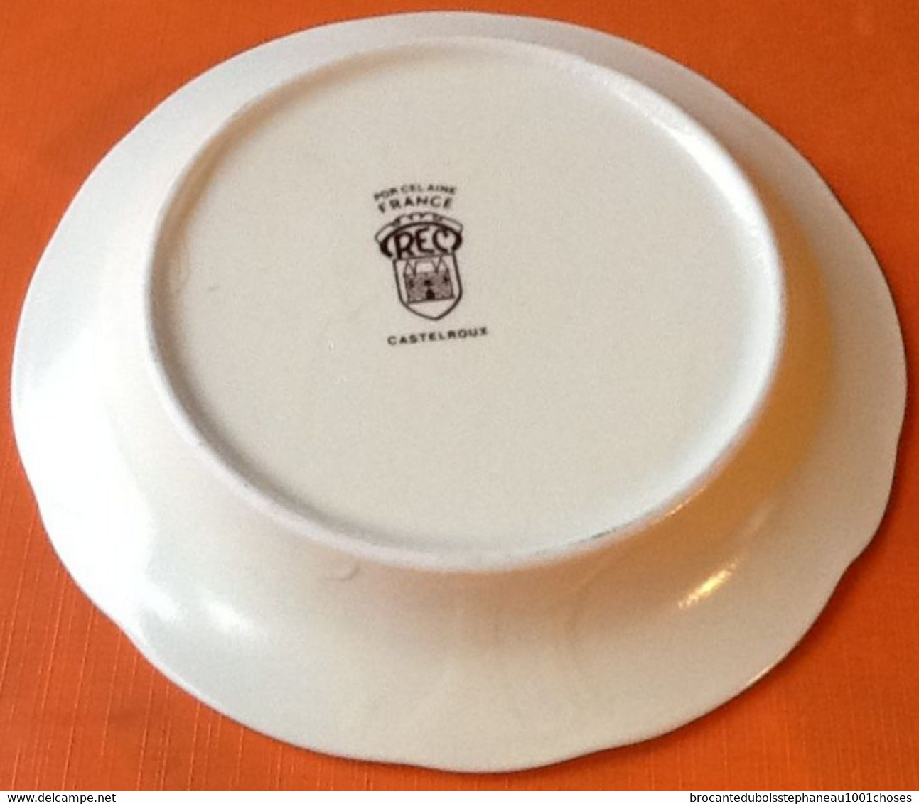 Cendrier / Vide-poche  Porcelaine France REC Castelroux Breton Au Biniou - Ashtrays