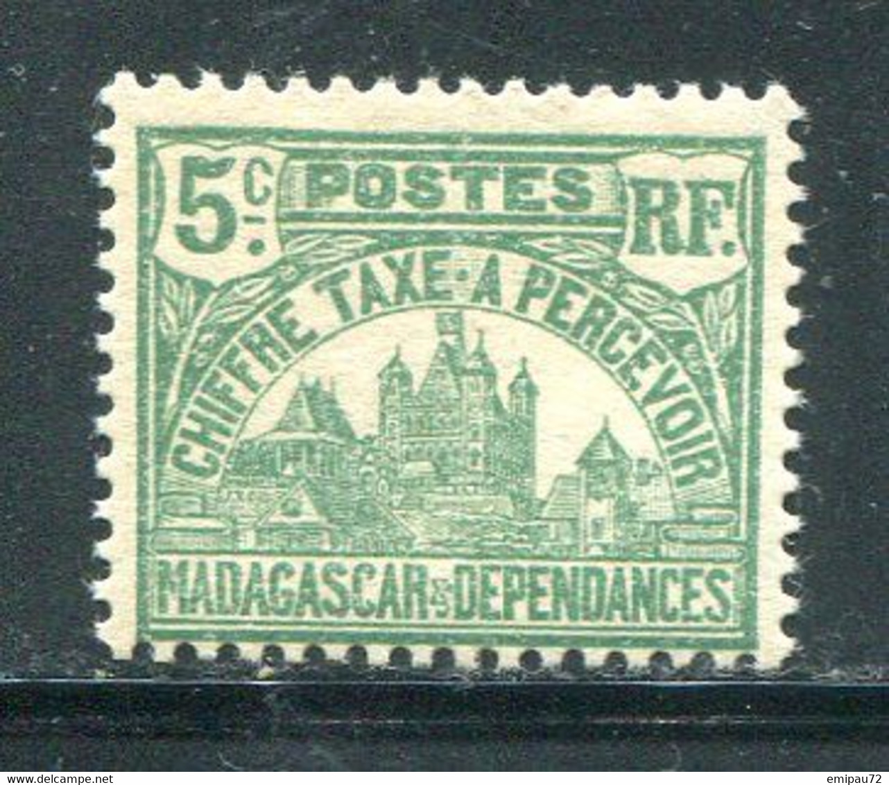 MADAGASCAR- Taxe Y&T N°10- Neuf Sans Charnière ** - Timbres-taxe