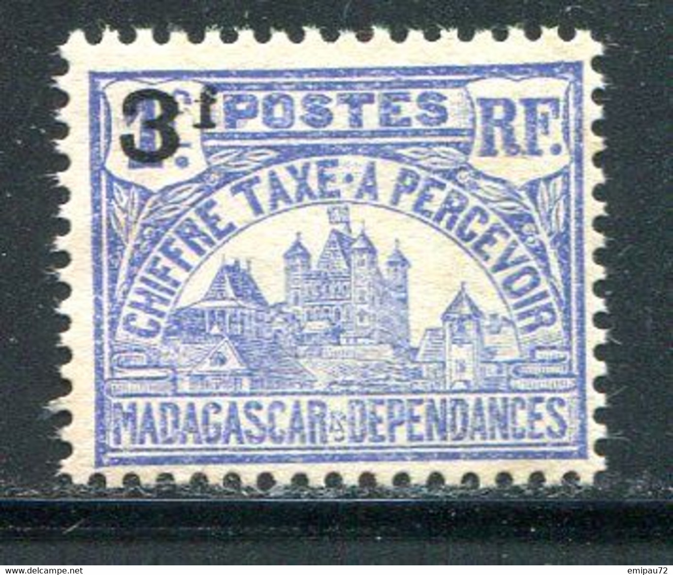 MADAGASCAR- Taxe Y&T N°19- Neuf Sans Charnière ** - Timbres-taxe