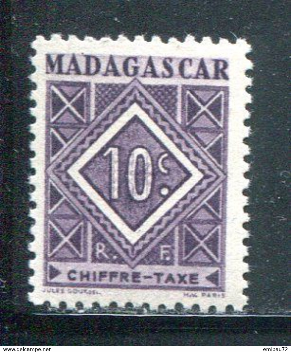 MADAGASCAR- Taxe Y&T N°31- Neuf Sans Charnière ** - Timbres-taxe