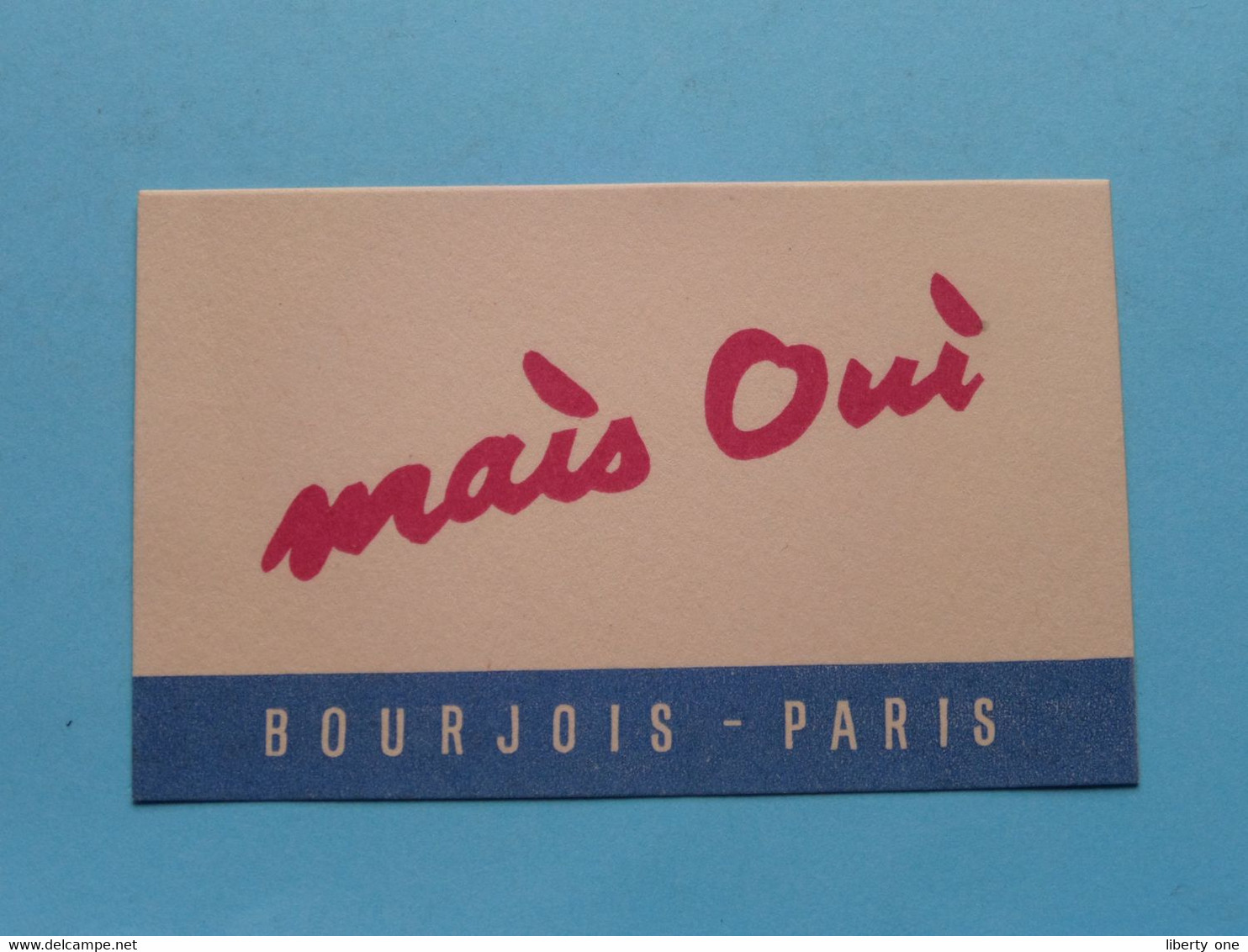 MAIS QUI Bourjois Paris ( Voir / Zie Photo Pour Detail ) ! - Anciennes (jusque 1960)