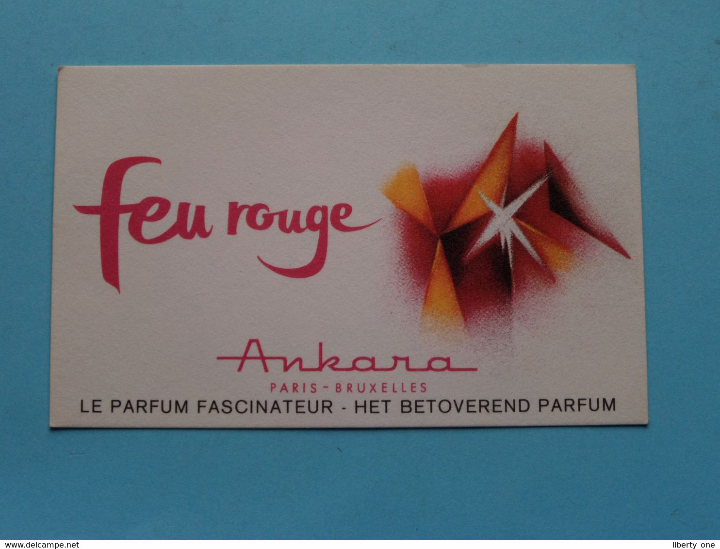 FEU ROUGE - ANKARA Paris ( Voir / Zie Photo Pour Detail ) ! - Vintage (until 1960)