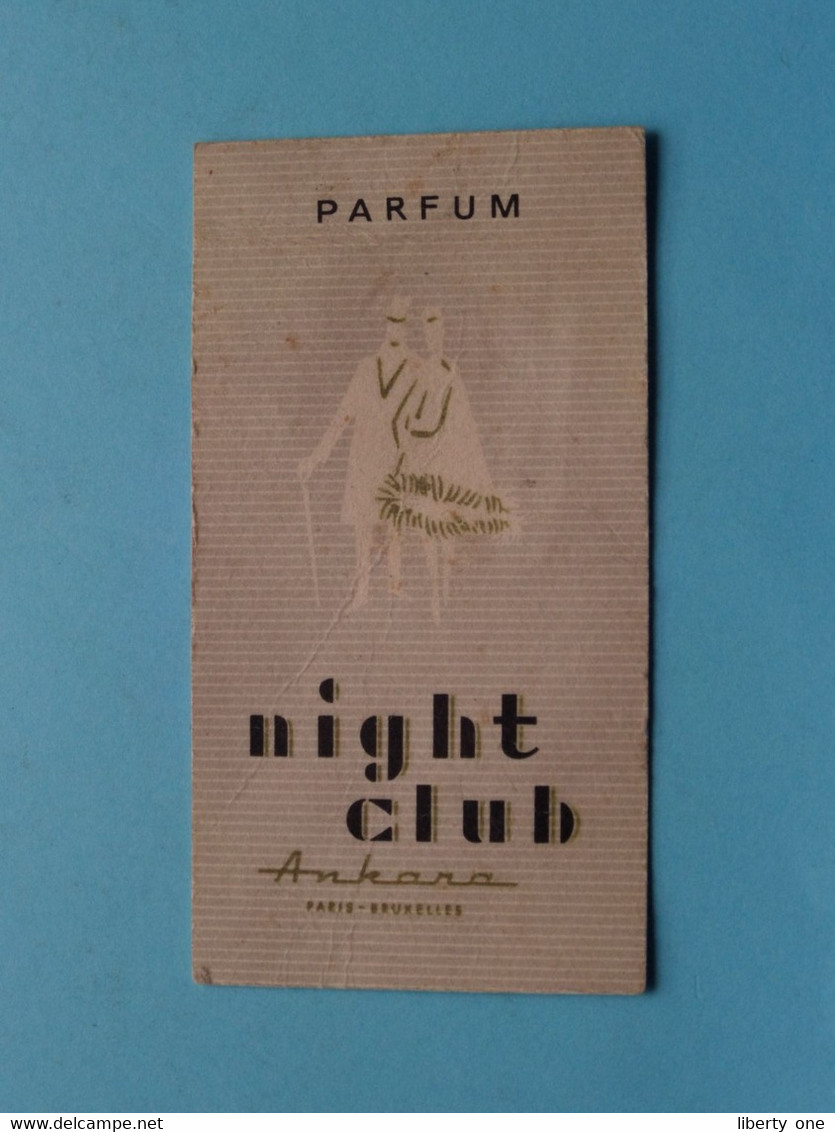 NIGHT CLUB - ANKARA Paris ( Voir / Zie Photo Pour Detail ) ! - Antiquariat (bis 1960)