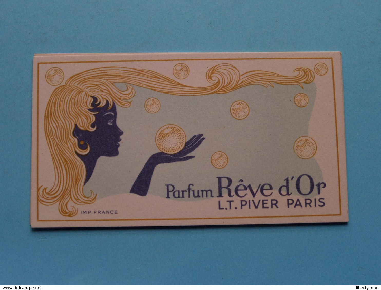 Parfum Rêve D'OR - L T Piver Paris ( Voir / Zie Photo Pour Detail ) ! - Vintage (until 1960)