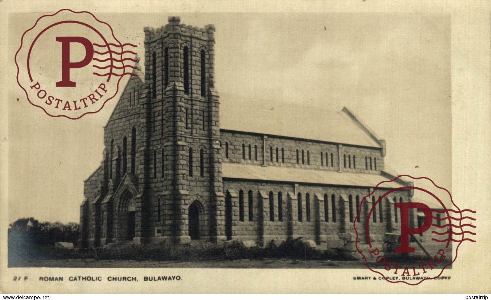AFRICA. ZIMBABUE. ZIMBABWE.  Bulawayo Roman Catholic Church. RPPC. - Zimbabwe