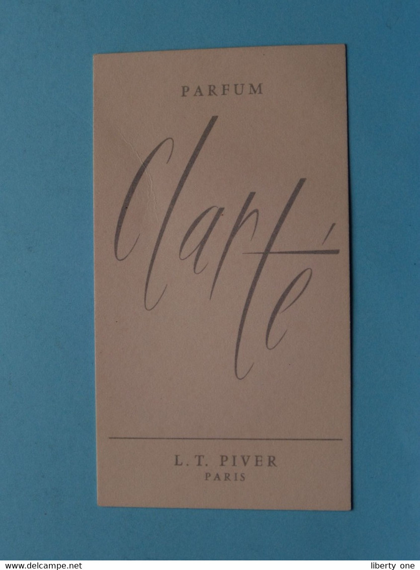 Clarté - L T Piver Paris ( Voir / Zie Photo Pour Detail ) ! - Antiguas (hasta 1960)