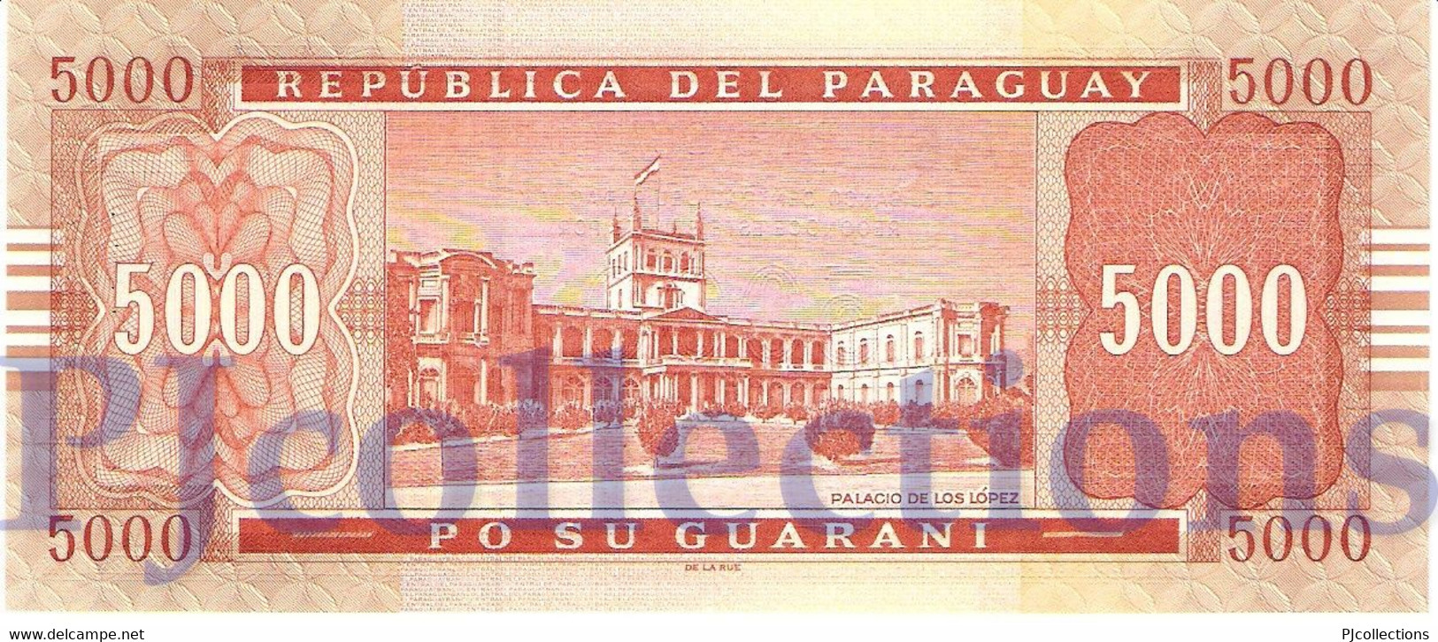 PARAGUAY 5000 GUARANIES 2005 PICK 223a UNC - Paraguay