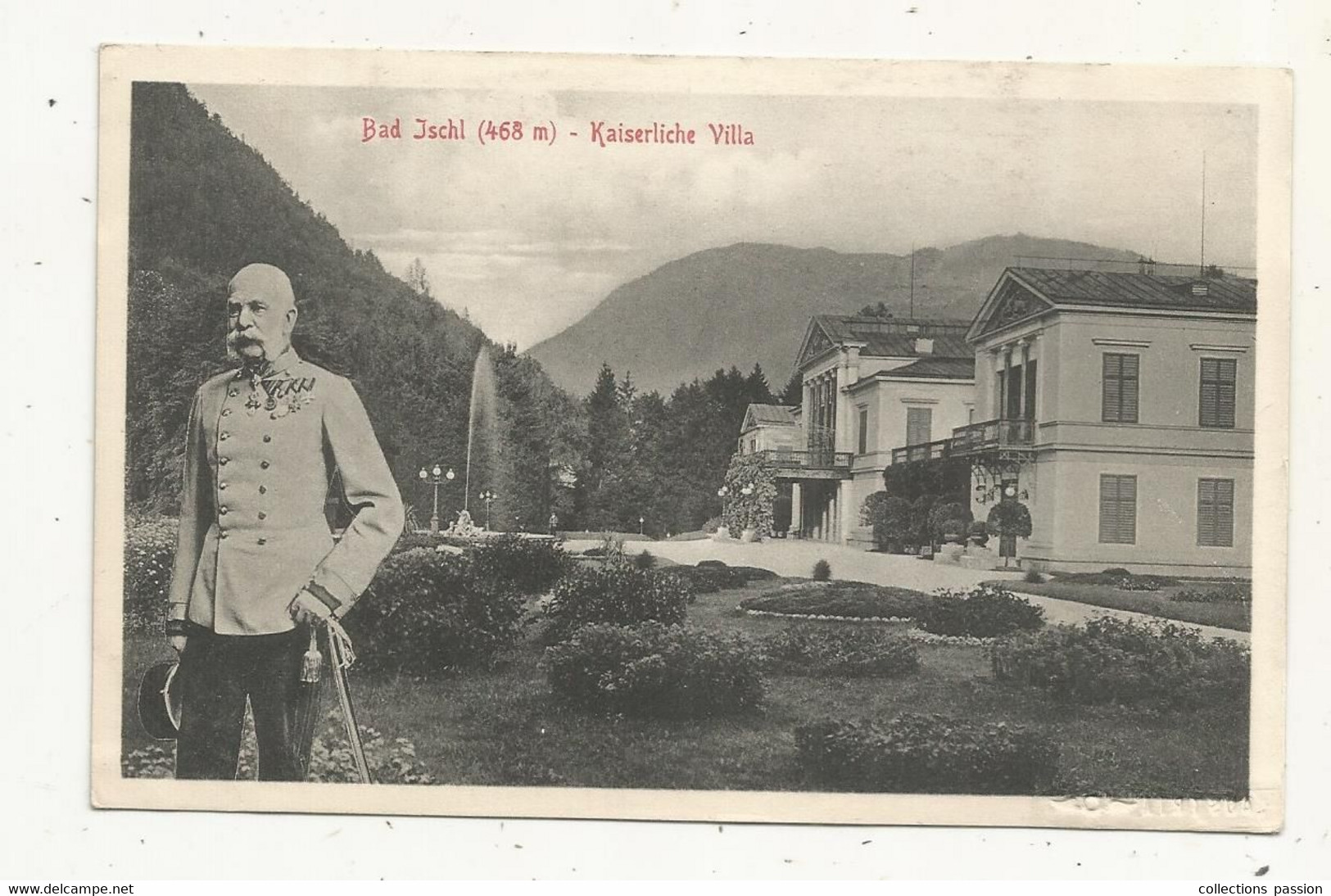 Cp ,Autriche ,BAD ISCHL, Kaiserliche VILLA, Vierge, Ed. Stengel,1911,n° 21822 A - Bad Ischl
