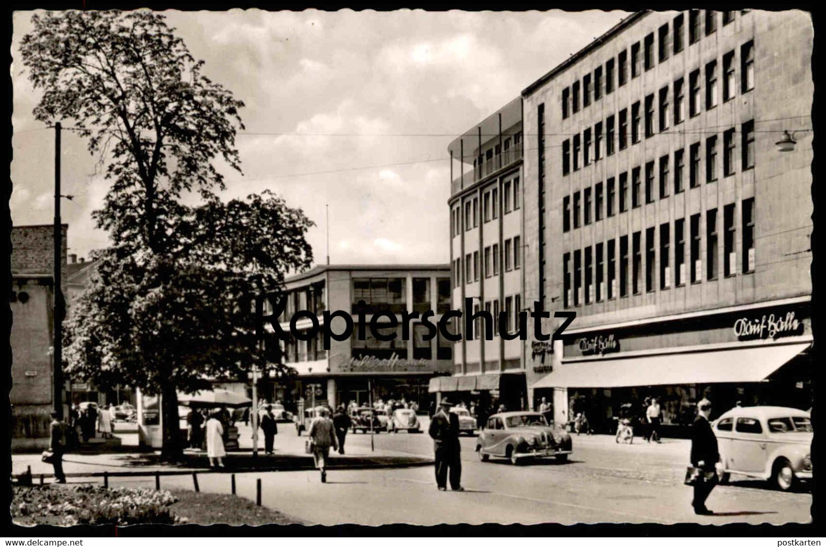 ÄLTERE POSTKARTE HAMM WESTENTOR KAUFHALLE GESCHÄFT MÜLLER HAMM Ansichtskarte AK Cpa Postcard - Hamm