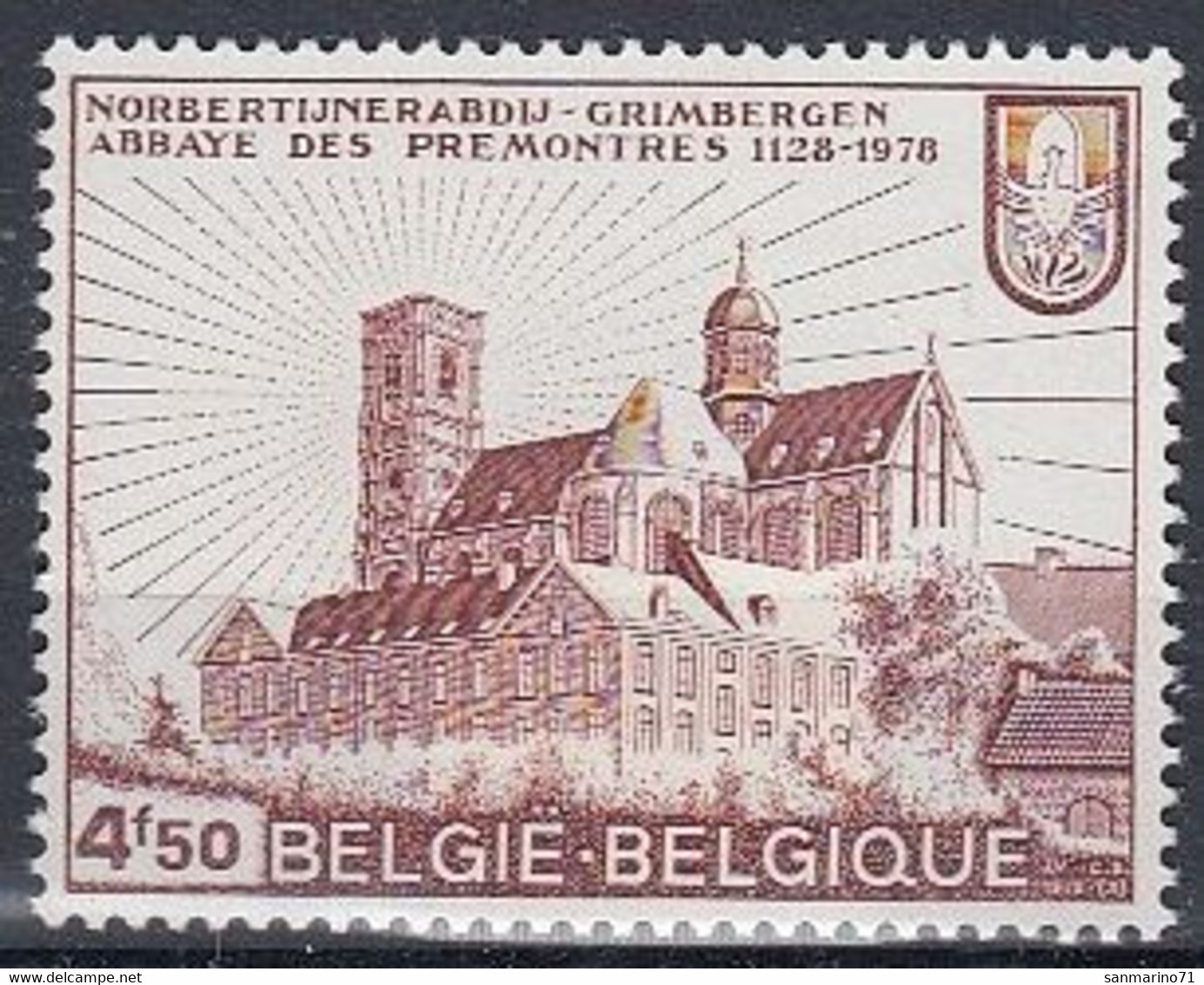 BELGIUM 1940,unused - Chiese E Cattedrali