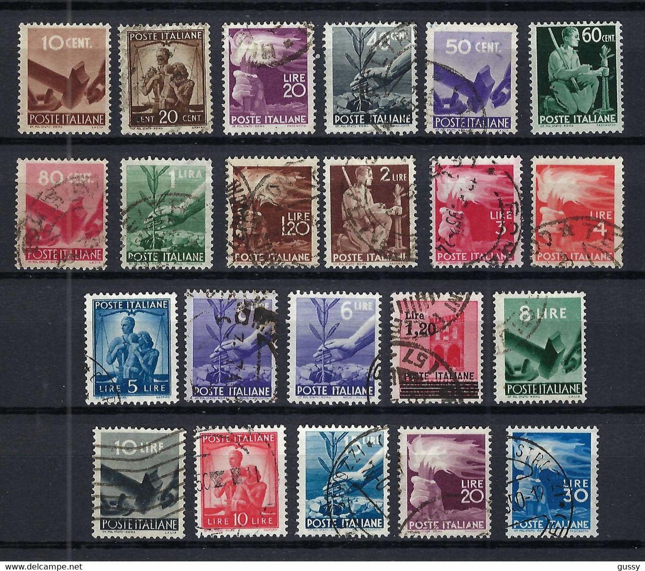 ITALIE Ca.1945: Lot D'obl. CAD - Used