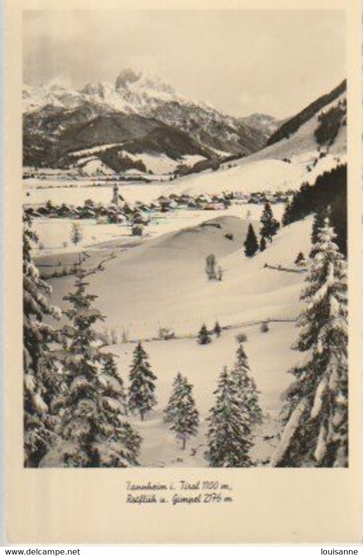 TANNHEIM  I.  TIROL   -  C P S M   ( 22 /12 / 45  ) - Tannheim