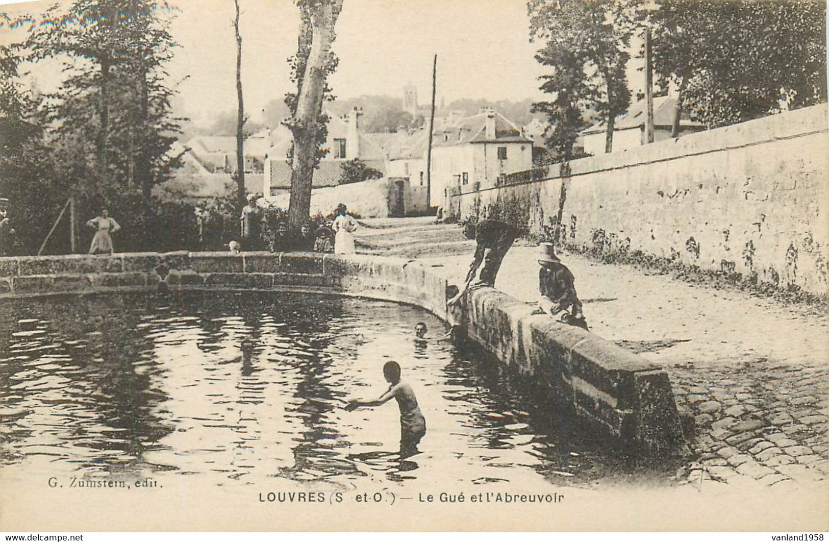 LOUVRES-le Gué Et L'abreuvoir - Louvres