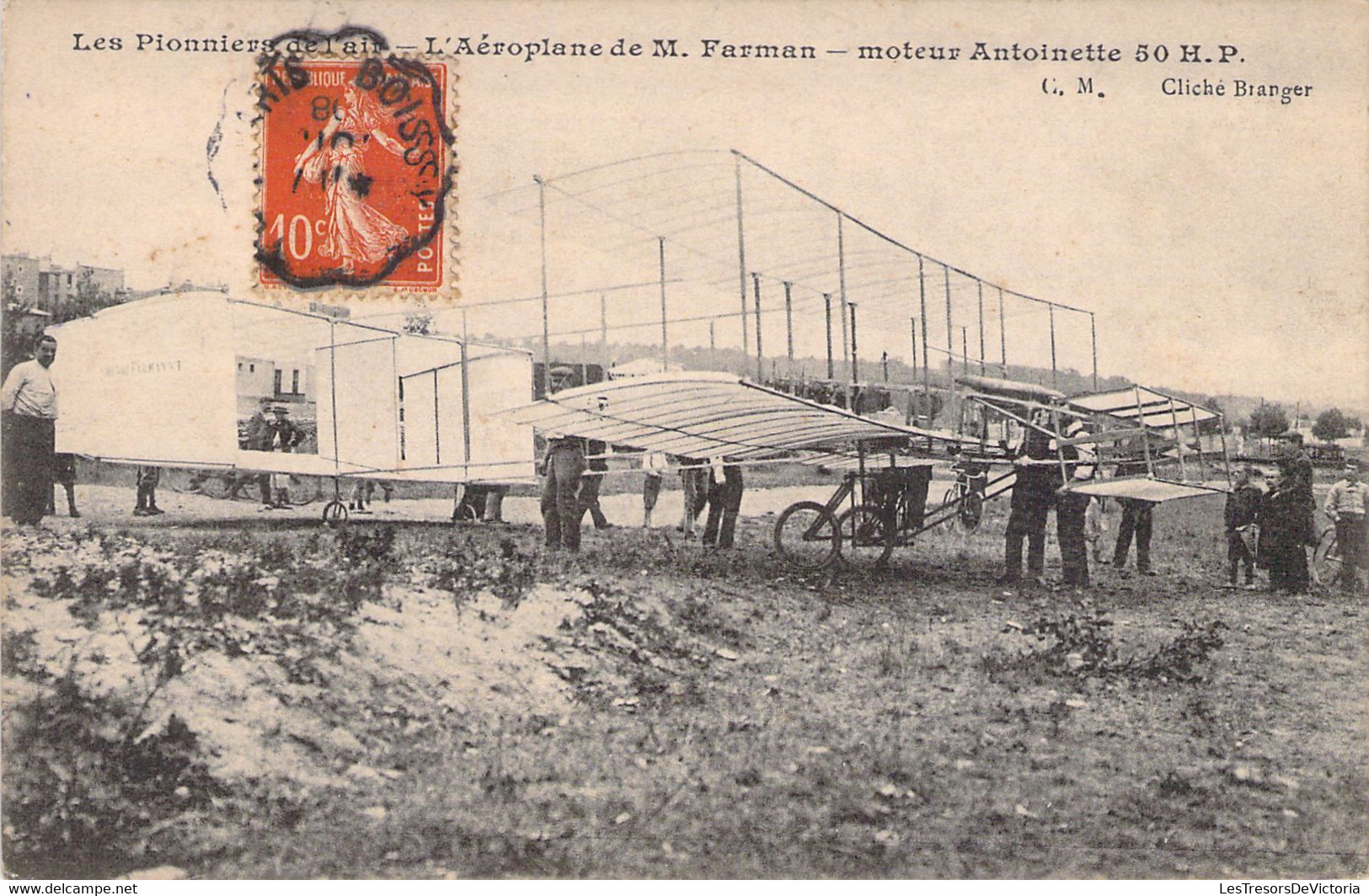 CPA - AVIATION - Les Pionniers De L'Air - L'Aéroplane De M FARMAN - Moteur Antoinette 50 H.P. - ....-1914: Precursori