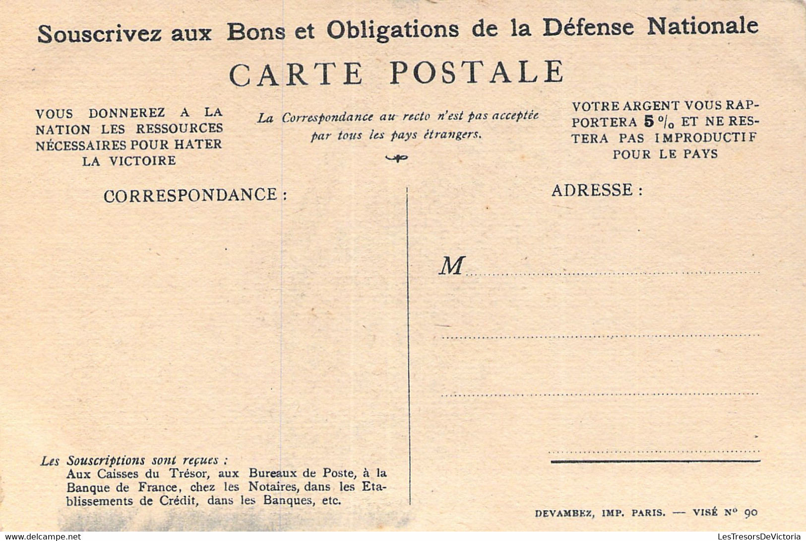 CPA - MILITARIAT - Souscrivez Aux Bons De La Défense Nationale - Patrióticos