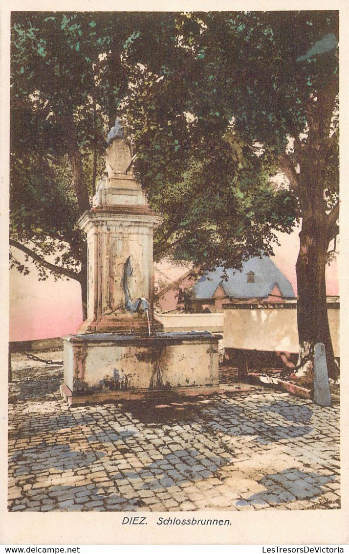 CPA - ALLEMAGNE - DIEZ - SCHLOSSBRUNNEN - Diez