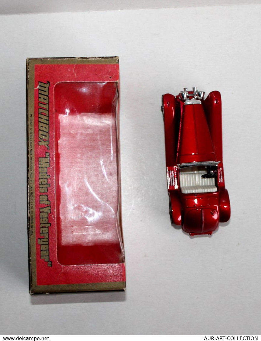 MATCHBOX - MODELS OF YESTERYEAR, Y-3 RILEY MPH 1934 ROUGE VOITURE MINIATURE 1/35 - ANCIEN MODELE REDUIT (2811.65) - Matchbox