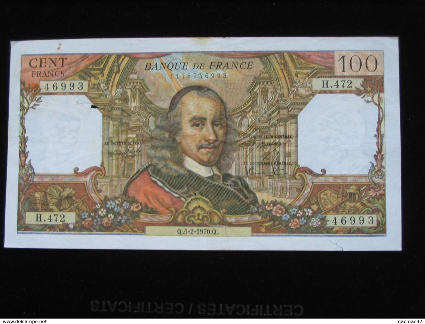 100 Cent Francs CORNEILLE 1970   **** EN ACHAT IMMEDIAT **** - 100 F 1964-1979 ''Corneille''