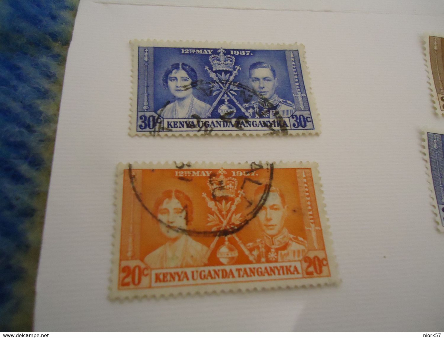 KENYA  UGANDA  STAMPS CORONATION  1937 - Autres & Non Classés