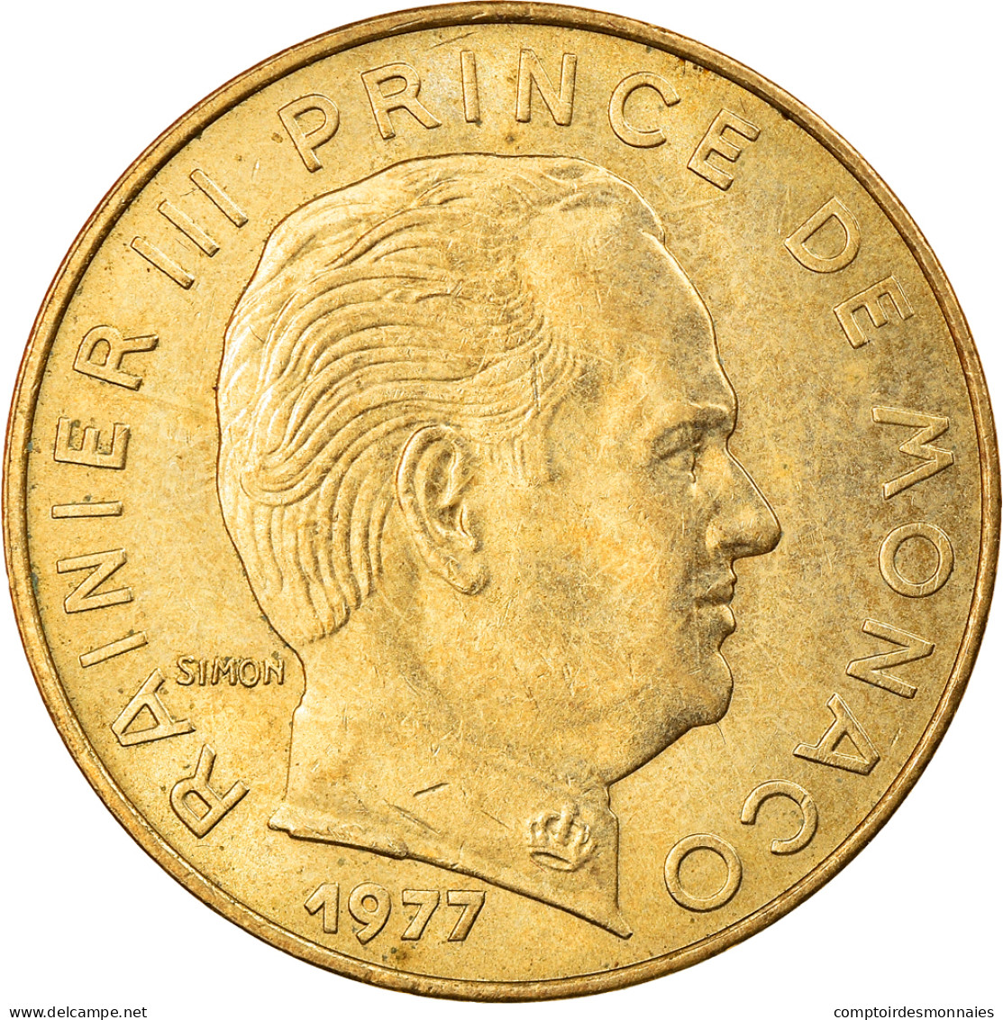 Monnaie, Monaco, Rainier III, 20 Centimes, 1977, SPL, Aluminum-Bronze - 1960-2001 Nouveaux Francs
