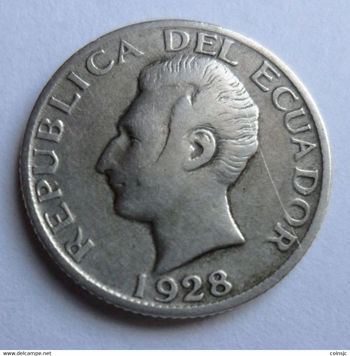 ECUADOR  - 50 Centavos - 1928 - Ecuador