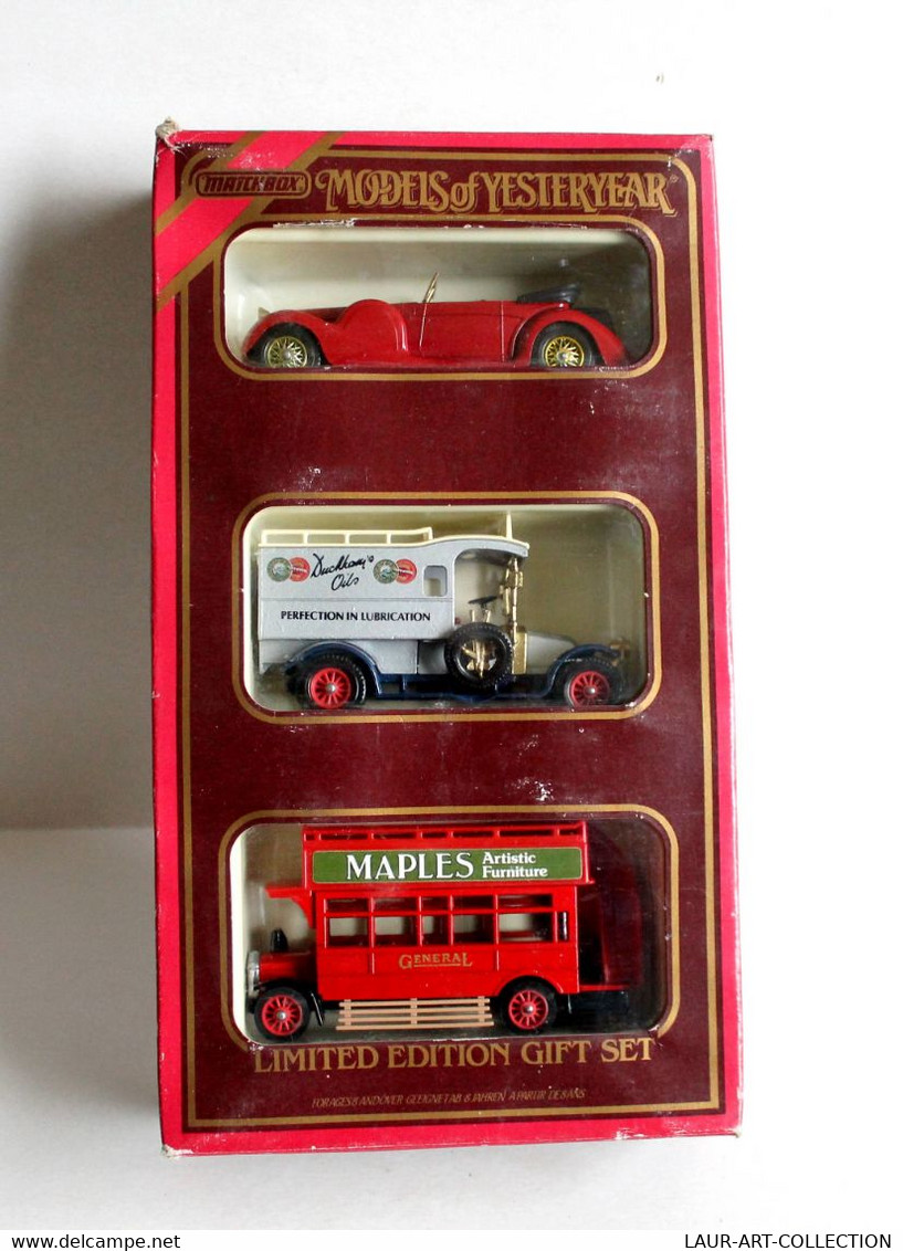 MATCHBOX - MODELS OF YESTERYEAR, SET LAGONDA RENAULT BUS, MINIATURE VOITURE 1/43 - MODELE REDUIT AUTOMOBILE (2811.66) - Matchbox