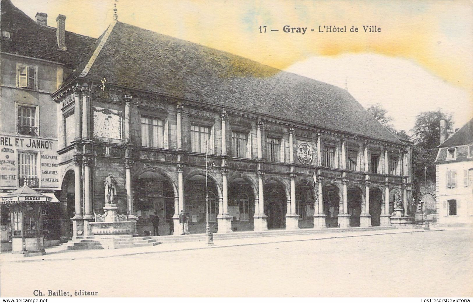 CPA - FRANCE - 70 - GRAY - L'Hôtel De Ville - Baillet Editeur - Gray