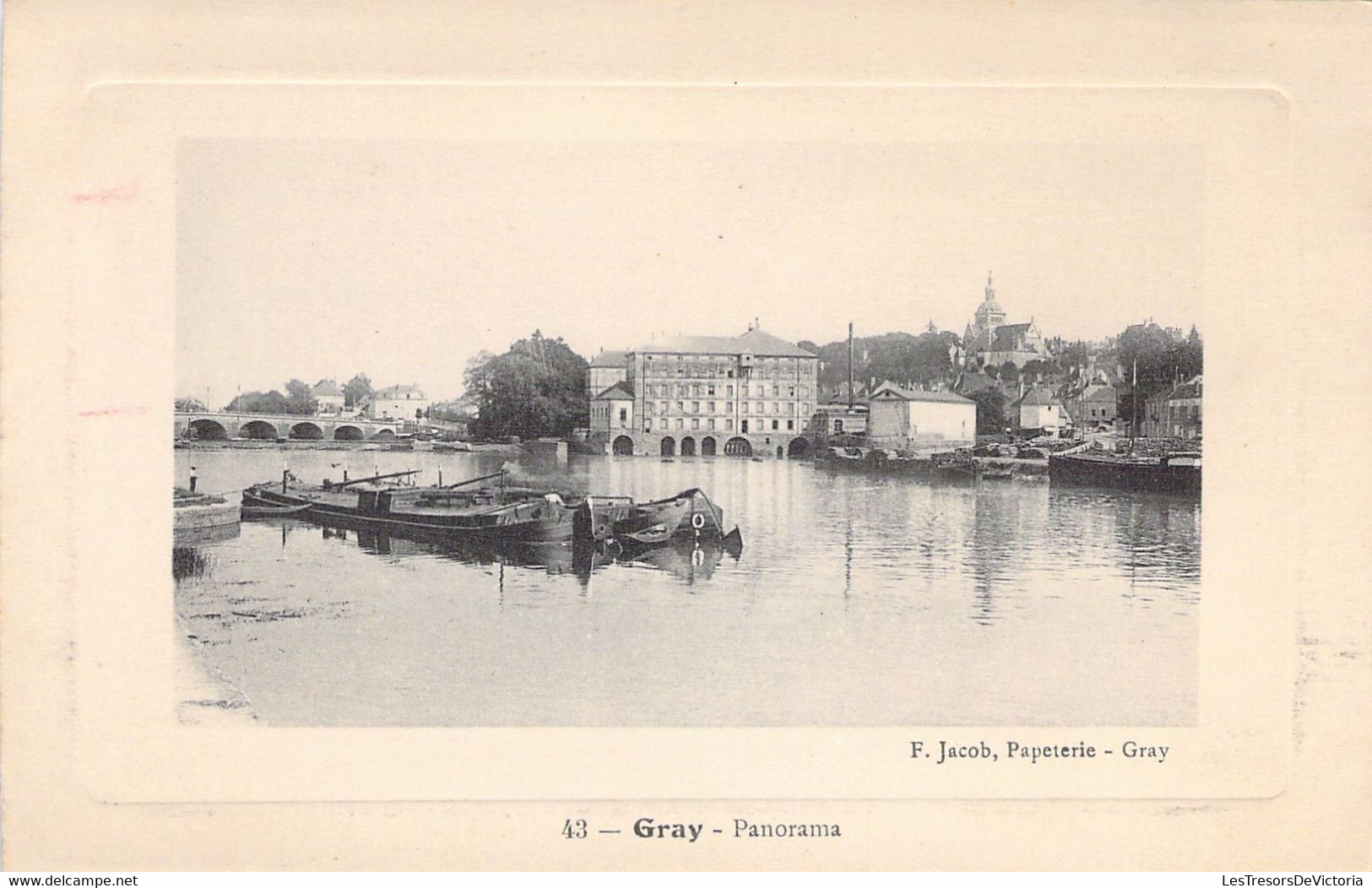 CPA - FRANCE - 70 - GRAY - Panorama - Pêniche - Jacob - Gray
