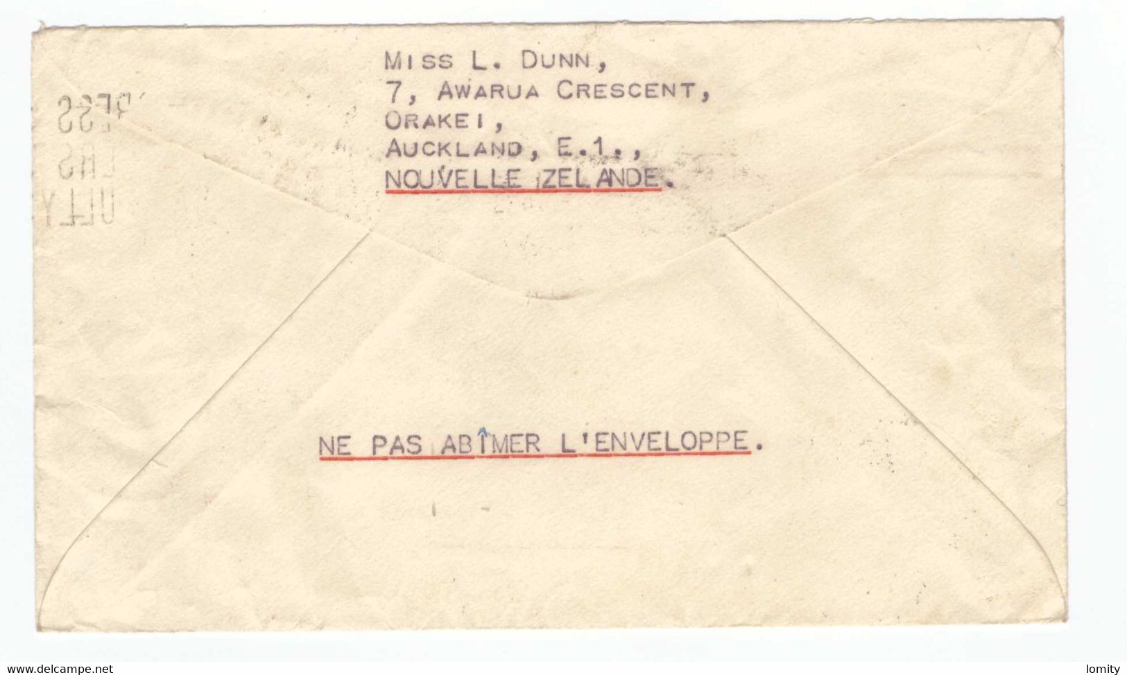 Nouvelle Zelande New Zealand Stamp Exhibition 1955 Courrier Lettre Pour Paris FDC Air Mail Cover - Covers & Documents